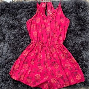 Hollister floral romper - NWOT